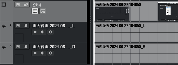 ビデオトラック