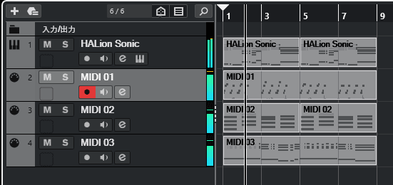 Cubase MIDI