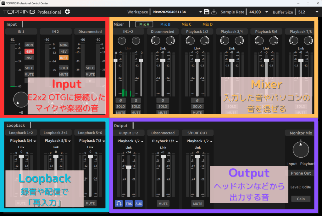 TOPPING Professional Control Centerの使い方