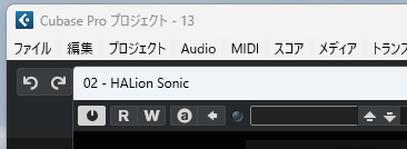 Cubase13　ダークモード非対応
