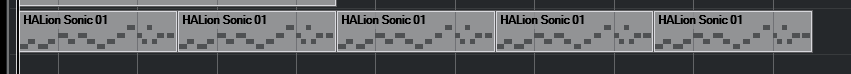 コピペしたMIDIデータ